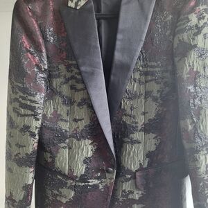 DSQUARED2 Black and Red Patterned Jacket
